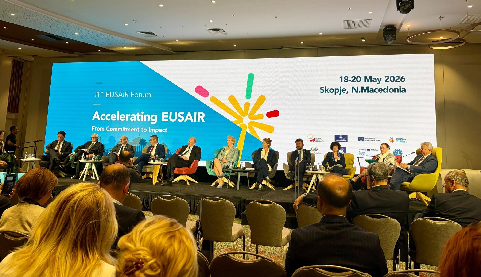 CKM Represents URBANFLOODS at the 11th EUSAIR Forum in Skopje