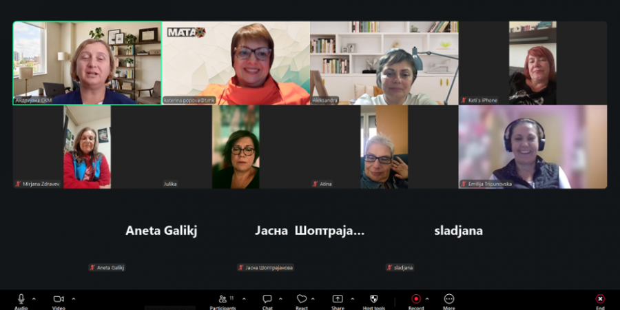 ReSkill50 Hosts Online Info Session for Creative Women 50+ in North Macedonia