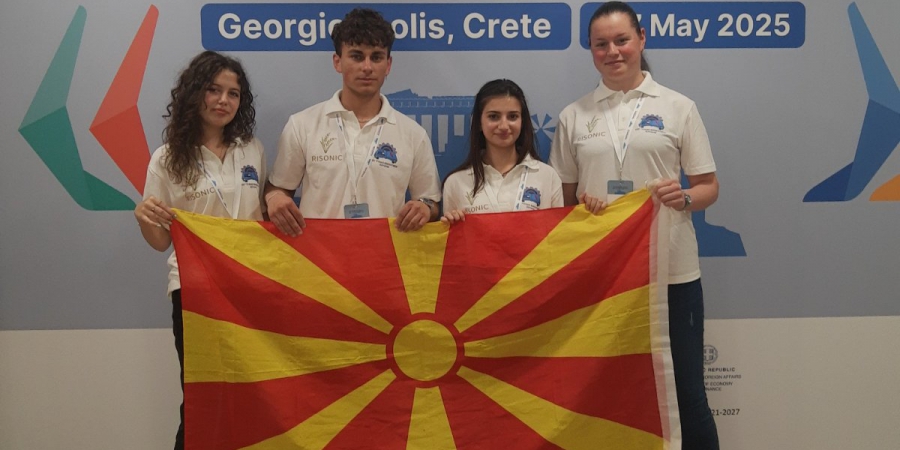 The team from Kochani won second place at the international POPRI competition in Chania, Crete!
